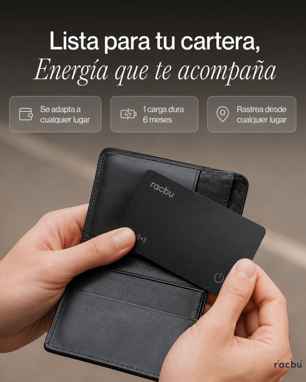 Racbu SmartCard Pro   -  Tarjeta Inteligente Antipérdida