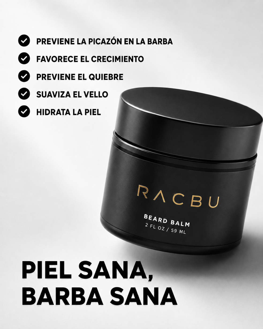 RACBU SCULPT | Bálsamo para crecimiento de barba